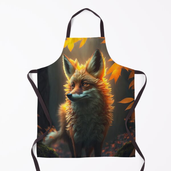 Item preview, Kitsune spirit exploring the forest Painting #2 designed and sold by Artistic Pandas.