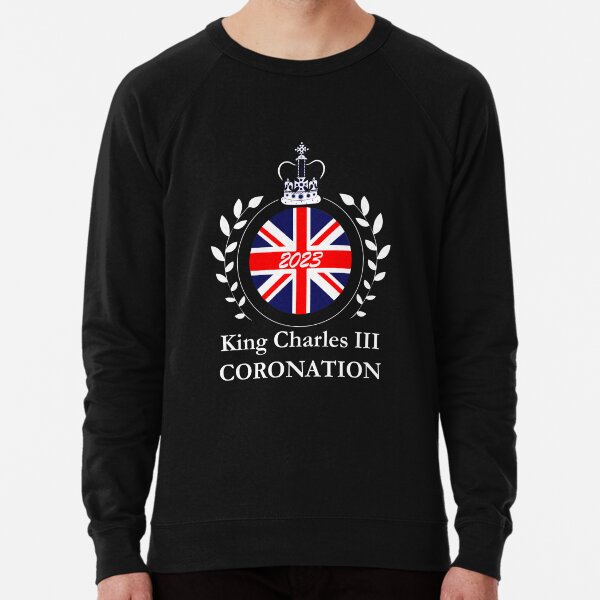 King Charles III Coronation 2023 | Bold Lettering Lightweight Sweatshirt