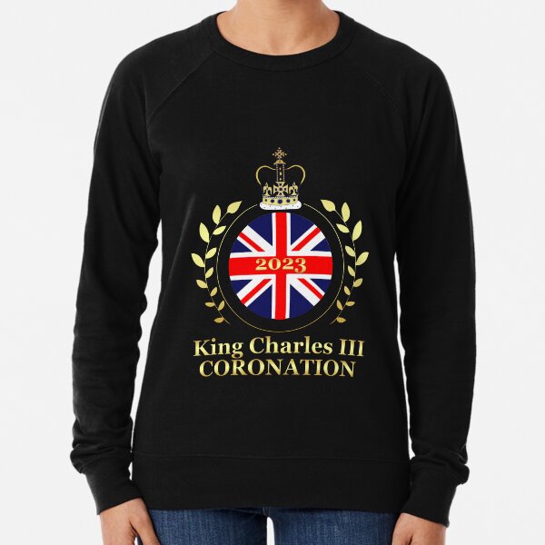 Vista previa del artículo con la obra «Coronación del Rey Carlos III 2023 | Letras de oro», diseñado y vendido por JTMerchDesigns.