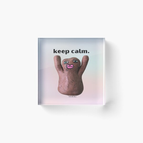 Item preview, Keep Calm Mr. Blob, Aesthetic Pastel | lilsboobthangs designed and sold by lilsboobthangs.