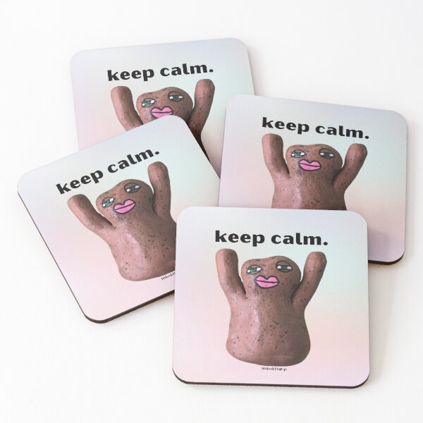 Item preview, Keep Calm Mr. Blob, Aesthetic Pastel | lilsboobthangs designed and sold by lilsboobthangs.