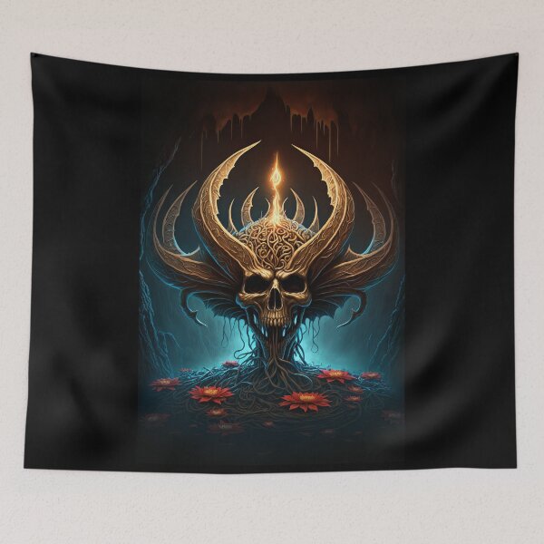 Item preview, Skull Art #711 designed and sold by SkullsClubhouse.