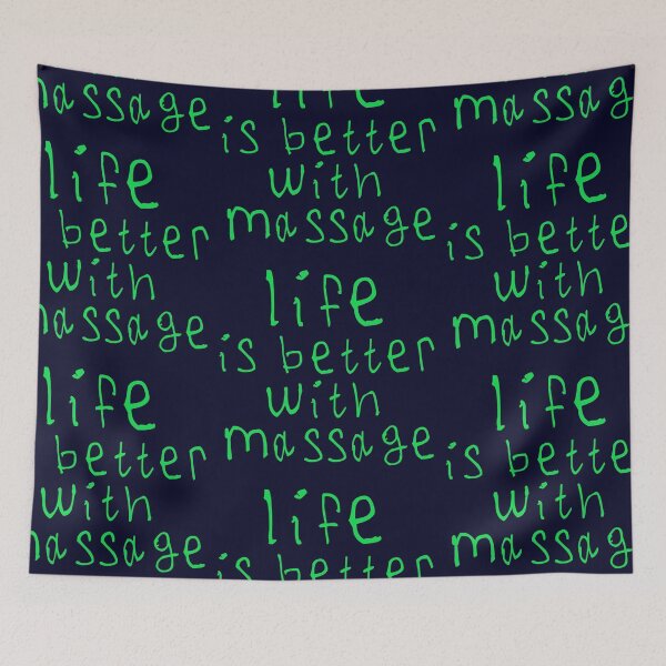 Item preview, Life is better with massage designed and sold by kinpirks.