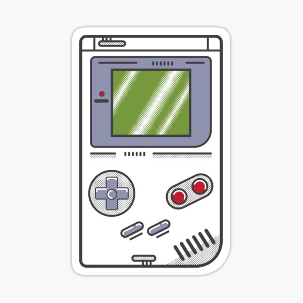 Vista previa del artículo con la obra «Retro Gameboy», diseñado y vendido por Untitledemz.