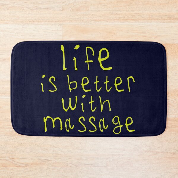 Item preview, Life is better with massage designed and sold by kinpirks.