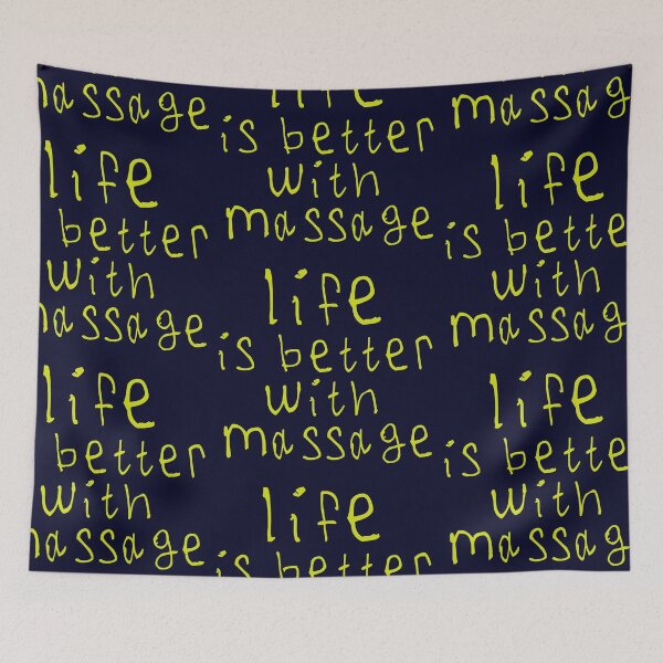 Item preview, Life is better with massage designed and sold by kinpirks.