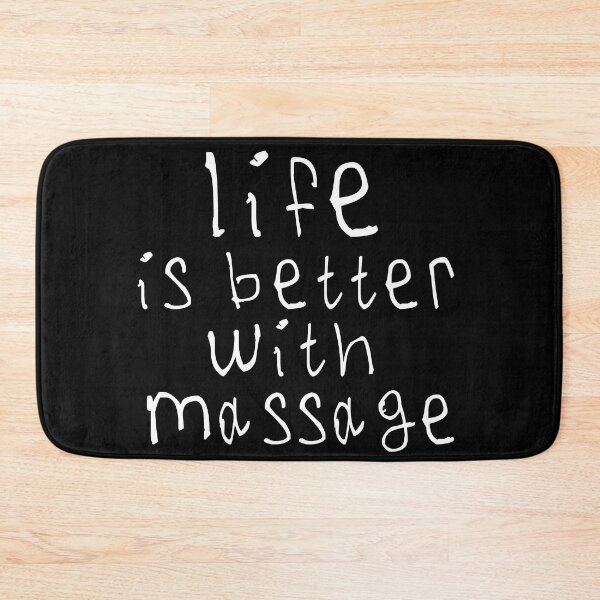 Item preview, Life is better with massage designed and sold by kinpirks.