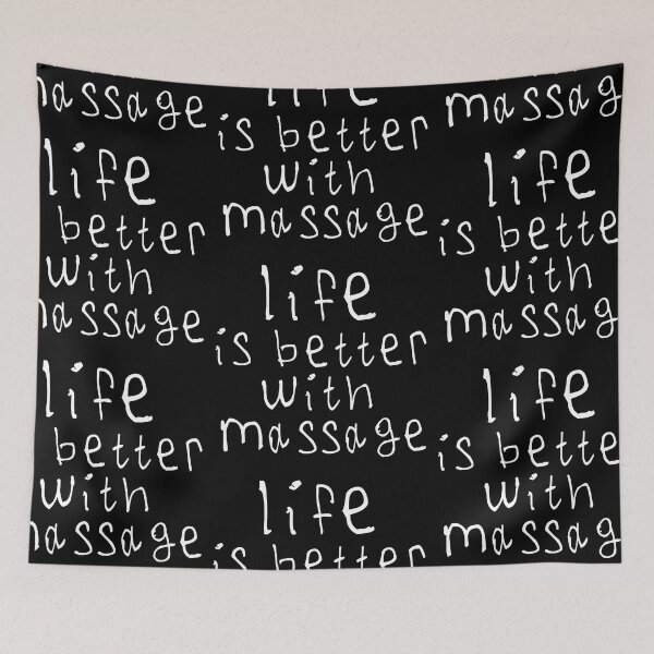 Item preview, Life is better with massage designed and sold by kinpirks.