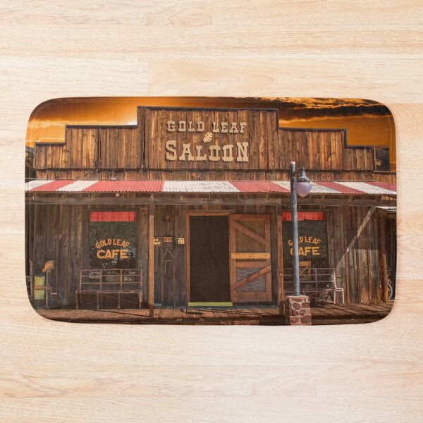 Item preview, Sunset at Gold Leaf Saloon designed and sold by Nomadic Spirit Studios.