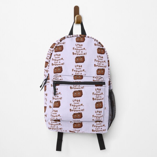Item preview, Lose that Frownie eat a Brownie - Funny Brownie Puns Sticker designed and sold by byFizCreative.