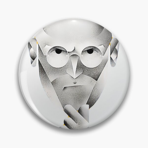 Item preview, steve jobs sticker designed and sold by deztees.