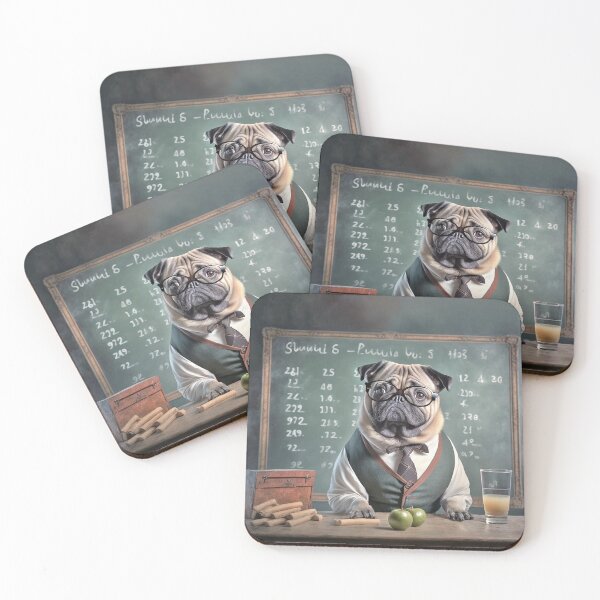 Item preview, Pug Dog Teacher Professor in School designed and sold by candiscamera.