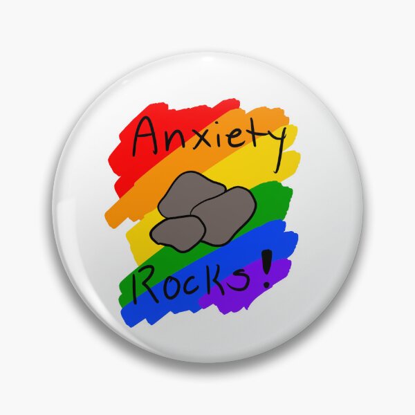 Item preview, anxiety rocks! designed and sold by madeofchips7.