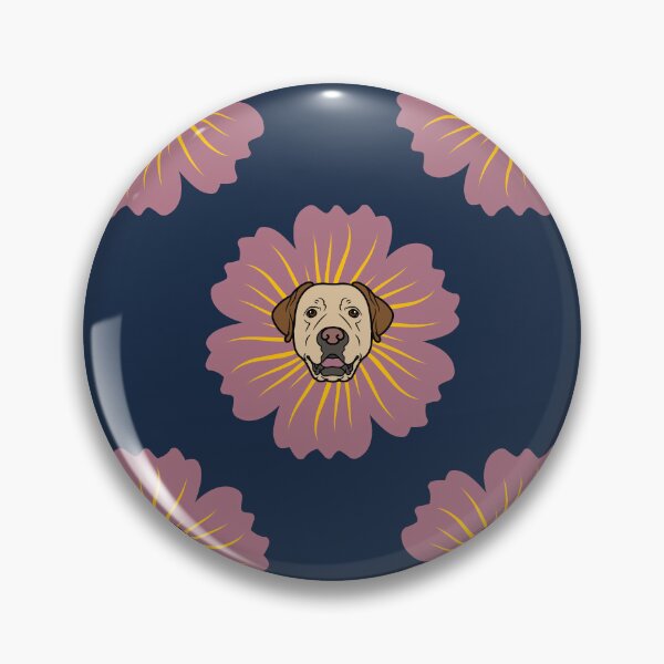 Item preview, Labrador Retriever Head in Spring Flower designed and sold by SeasonalDogs.