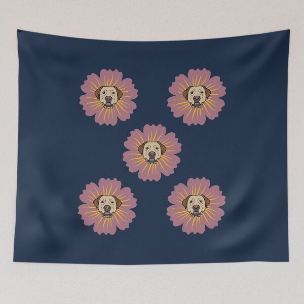 Item preview, Labrador Retriever Head in Spring Flower designed and sold by SeasonalDogs.