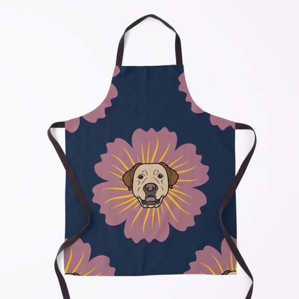 Item preview, Labrador Retriever Head in Spring Flower designed and sold by SeasonalDogs.