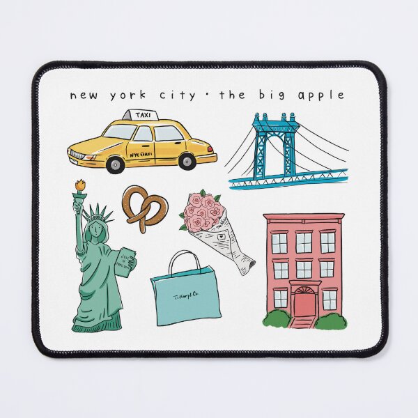 Item preview, NYC Things (The Big Apple)  designed and sold by Toshi and Co..