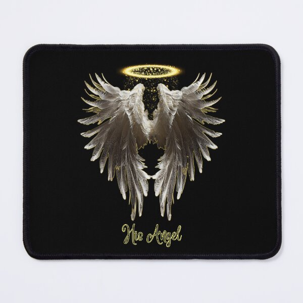 Item preview, His Angel - White angel wings with halo designed and sold by SteampunkMoai.