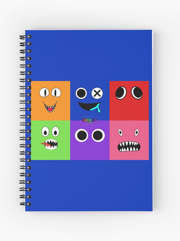 GREEN FACE Rainbow Friends, Blue Rainbow Friends.VIDEOGAME. Halloween  Spiral Notebook for Sale by Mycutedesings-1