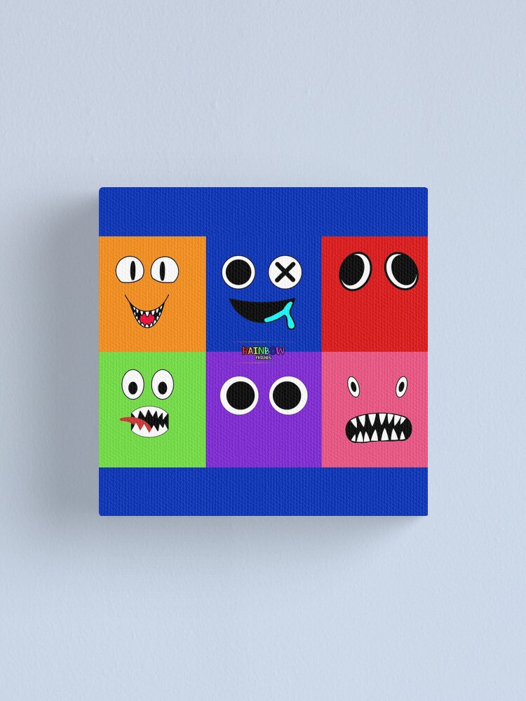 GREEN FACE Rainbow Friends, Blue Rainbow Friends.VIDEOGAME. Halloween Art  Board Print for Sale by Mycutedesings-1