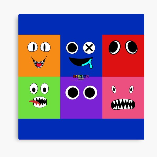 BLUE FACE Rainbow Friends. Blue Roblox Rainbow Friends Characters, roblox,  video game. Halloween Photographic Print for Sale by Mycutedesings-1