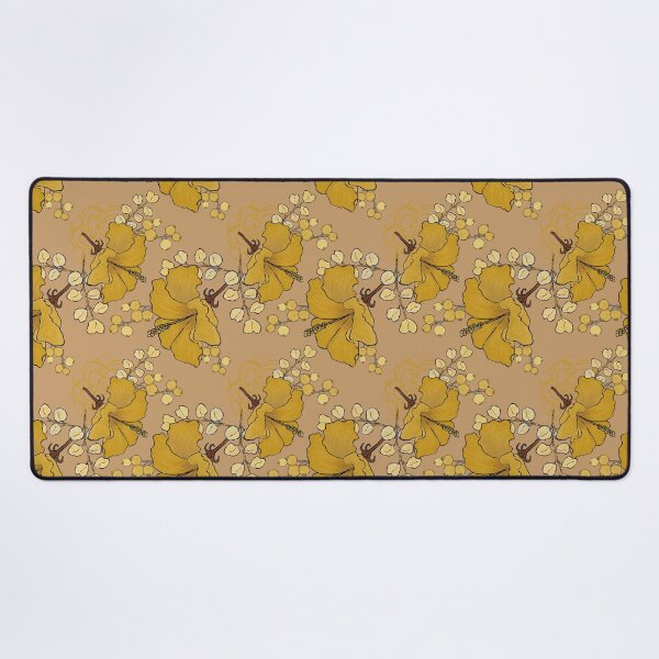 Item preview, golden Chinese rose seamless pattern	 designed and sold by NayaChu.