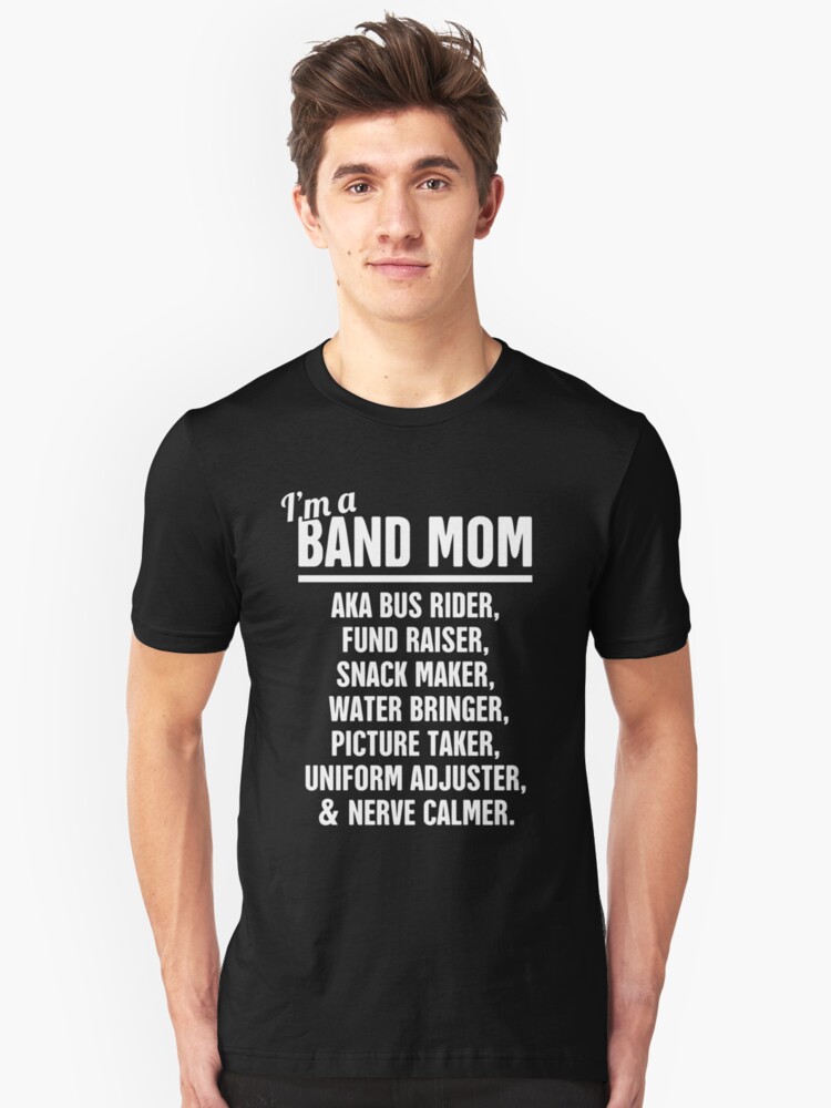 funny band mom shirts