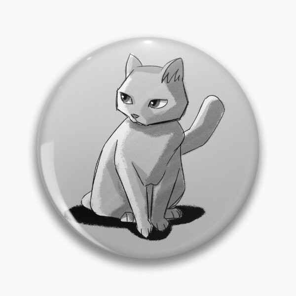 Item preview, Graphite Cat Caricature designed and sold by PaperRain.