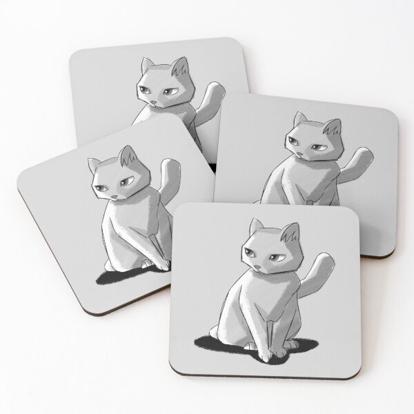 Item preview, Graphite Cat Caricature designed and sold by PaperRain.
