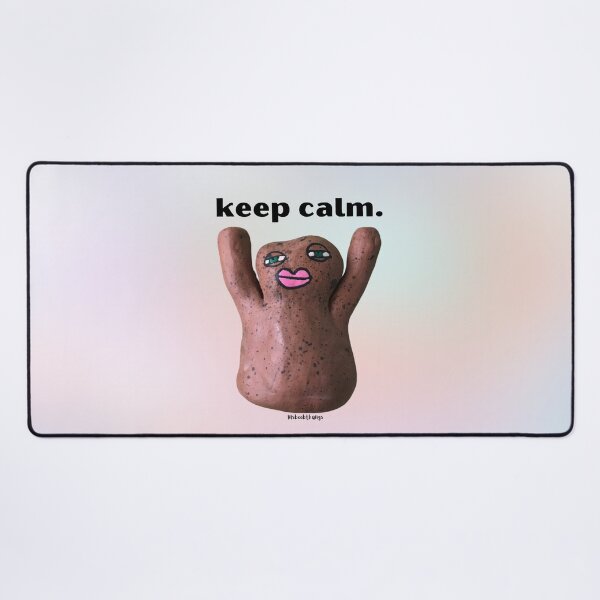 Item preview, Keep Calm Mr. Blob, Aesthetic Pastel | lilsboobthangs designed and sold by lilsboobthangs.
