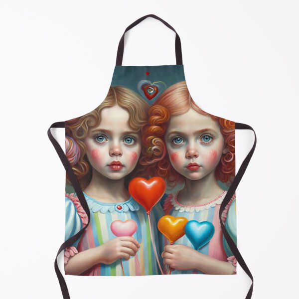 Item preview, Valentine Candy Art, Candy Girl, Lowbrow, Big Eye Girl, Pop Surrealism Art designed and sold by Art.Fusion.Studio.