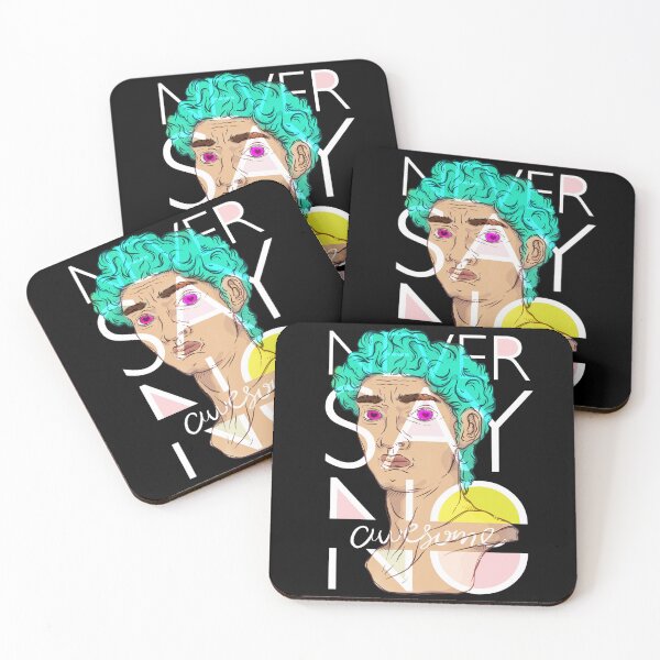 Item preview, Never Say No David Pop Art designed and sold by SkaryoDrawn.