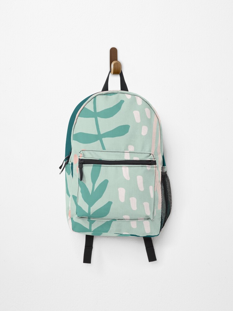 Thumbnail 1 of 3, Backpack, Spring Pattern Art Collection 14 designed and sold by marknprints.