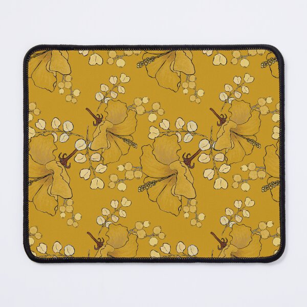 Item preview, golden Chinese rose seamless pattern	 designed and sold by NayaChu.