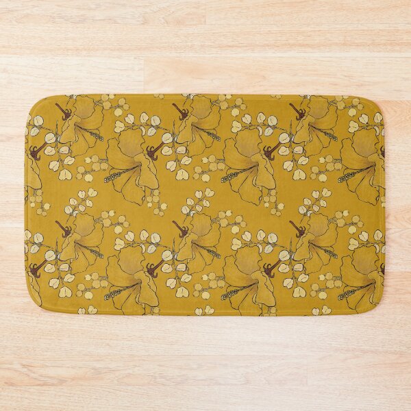 Item preview, golden Chinese rose seamless pattern	 designed and sold by NayaChu.
