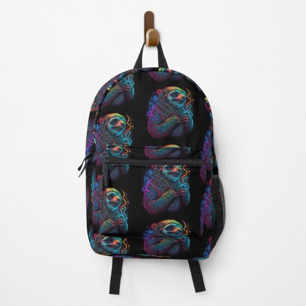 Item preview, Psychedelic Trippy Rainbow Rave Sloth designed and sold by Iosis-Art.
