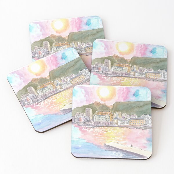 Item preview, Capetown South Africa View of Waterfront and Hills designed and sold by artshop77.