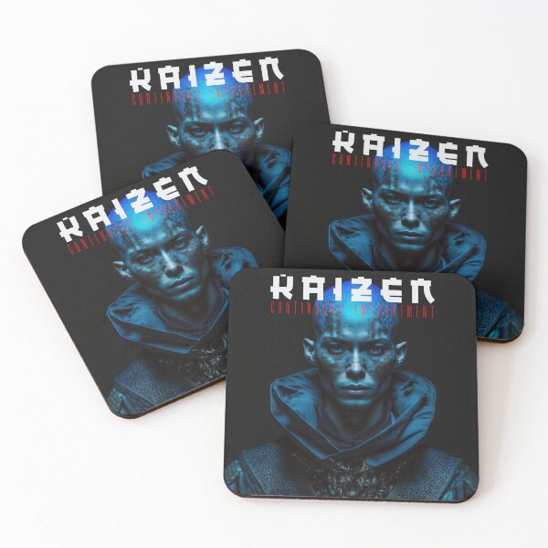 Item preview, Tibetan Cyberpunk Futuristic Monk – Kaizen Continuous Improvement Japanese Kanji designed and sold by MadeByRobots.