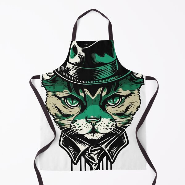 Item preview, Green Kitten Mobster Thug designed and sold by Jay Mayor Designs.