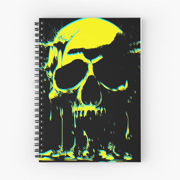 Item preview, Toxic Skull - Yellow/blue - Other versions available designed and sold by EldritchMagpie.