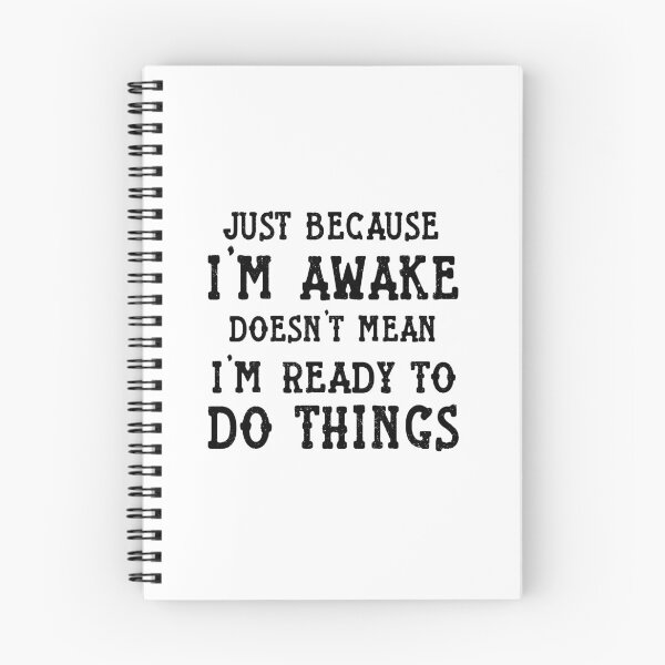 Item preview, gift for lazy Just Because I'm Awake Sassy funny sarcastic offended Rude saying  designed and sold by joygift369.
