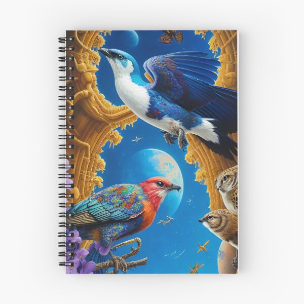 Item preview, Blue Bird and Other Birds in the Bird Empire designed and sold by FantasyEmpire.