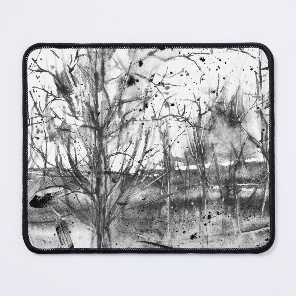 Item preview, Nature and landscape, trees, black and white designed and sold by anaozzart.