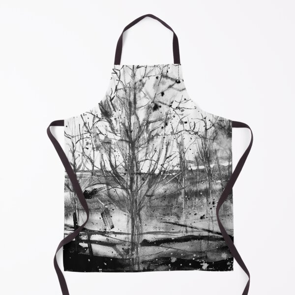 Item preview, Nature and landscape, trees, black and white designed and sold by anaozzart.