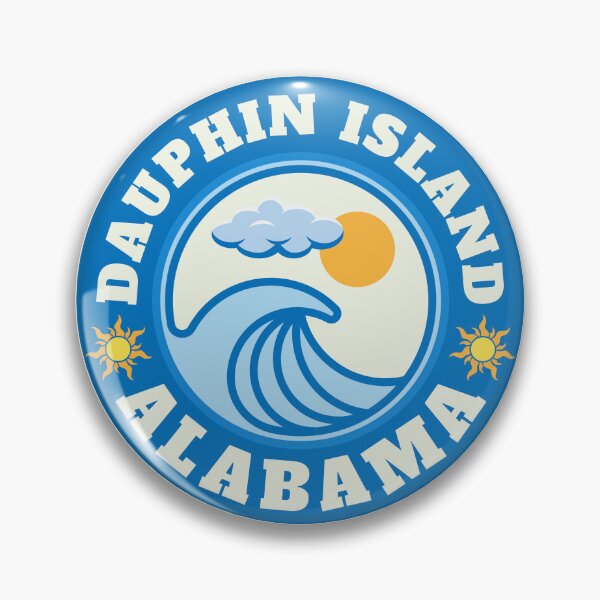 Item preview, Dauphin Island - Alabama Beaches - Summer Beach Destination Vintage Logo designed and sold by Vintage-TM.