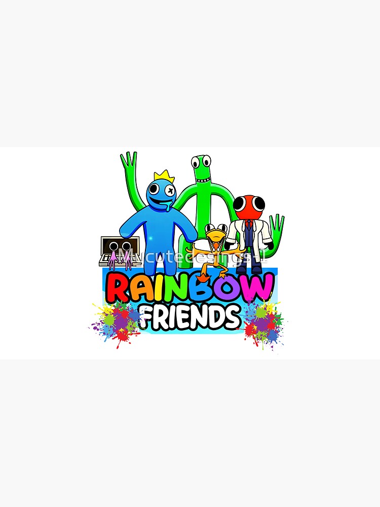 Rainbow Friends Logo PNG Blue Rainbow Friends PNG