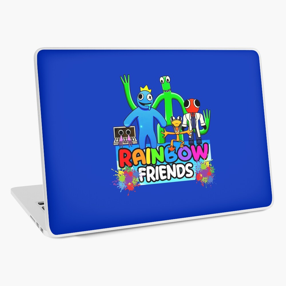 BLUE FACE Rainbow Friends. Blue Roblox Rainbow Friends Characters, roblox,  video game. Halloween Spiral Notebook for Sale by Mycutedesings-1