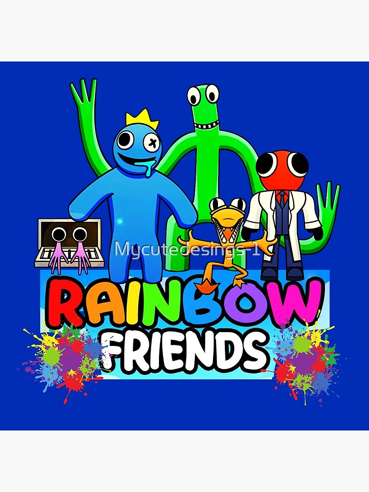 Blue Rainbow Friends. Blue Roblox Rainbow Friends Characters, roblox, video  game. Halloween Photographic Print for Sale by Mycutedesings-1