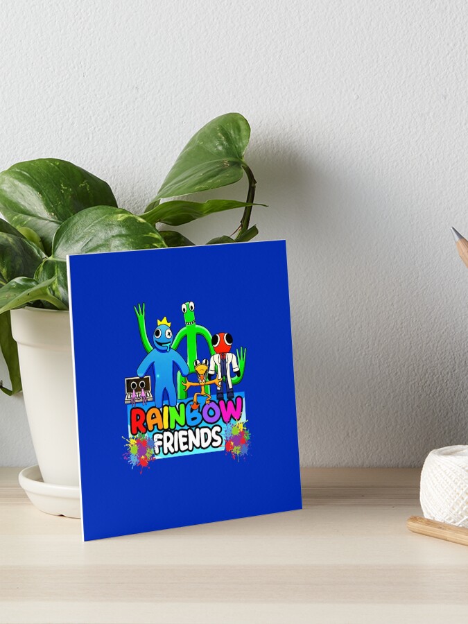 BLUE FACE Rainbow Friends. Blue Roblox Rainbow Friends Characters, roblox,  video game. Halloween Greeting Card for Sale by Mycutedesings-1