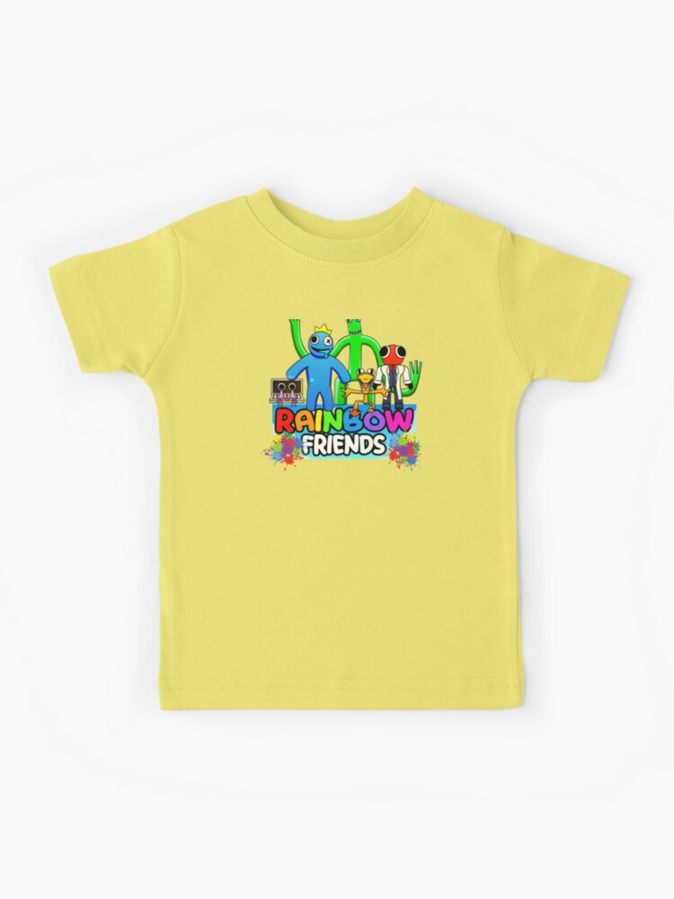 Kids Rainbow Friends Shirt Blue Yellow